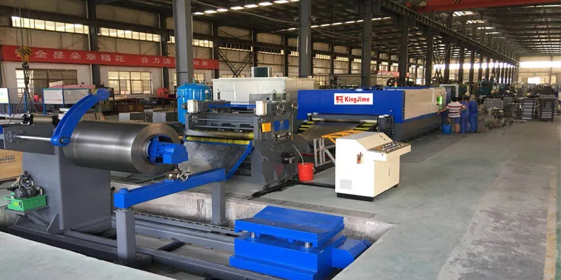 Metal Plate Laser Shearing Cutting Blanking Line