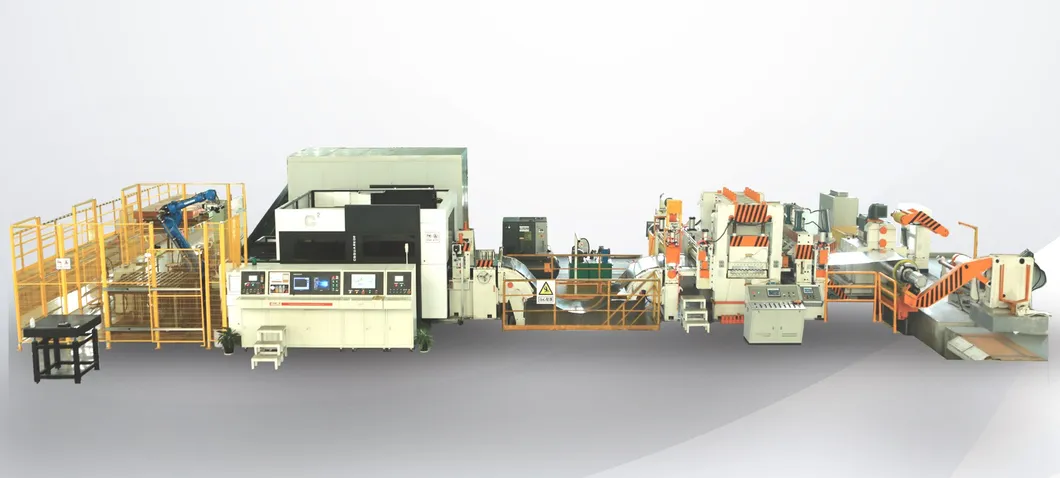Metal Sheet Reciprocating Laser Cutting Machine Line