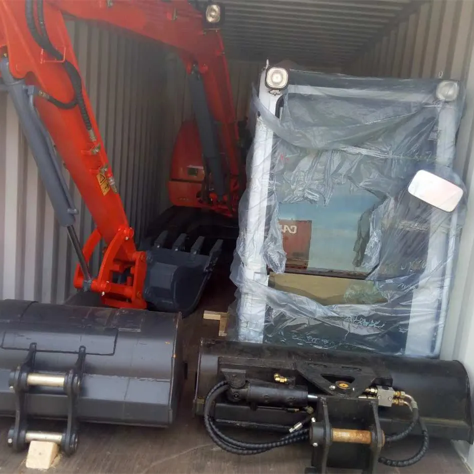 Mini Excavator 4tons Digger with Sealed Cab and Air Conditioner