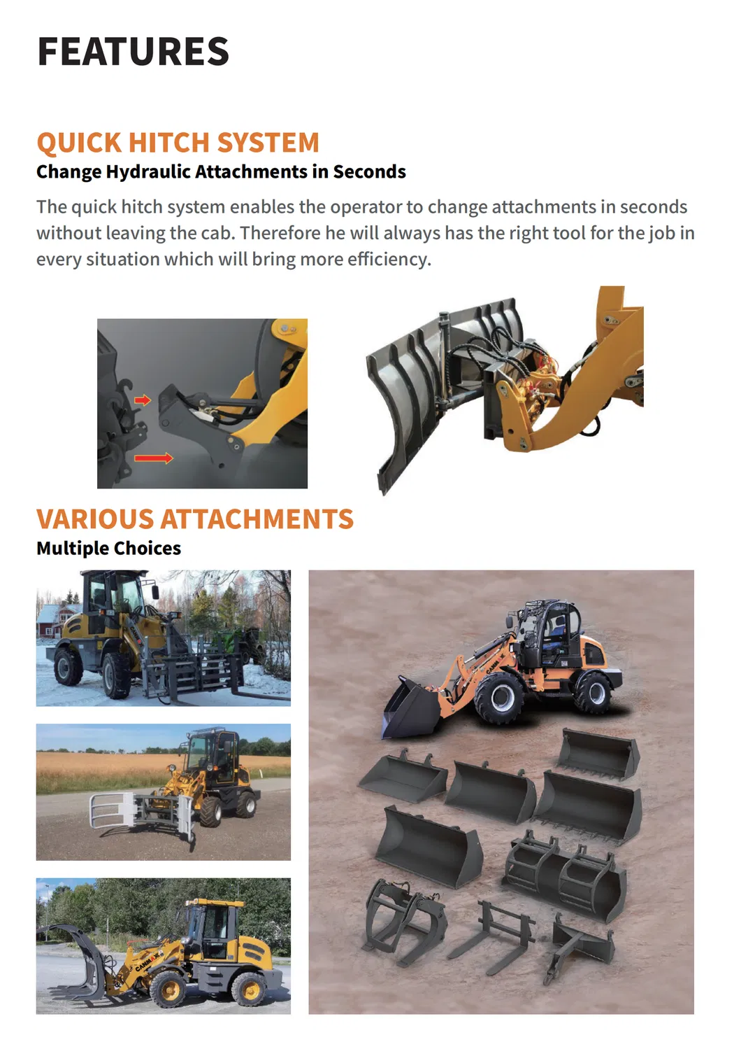 Mini Wheel Loader 1 1.2 Ton Wheel Loader R430 Small Cm912 Factory Price Sells Well