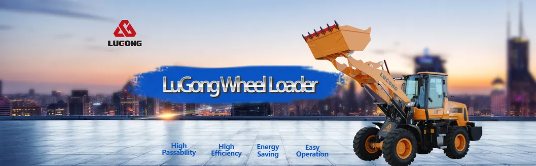Mini Wheel Loader Lugong Official 92kw Power 2.5 Ton Wheel Loader