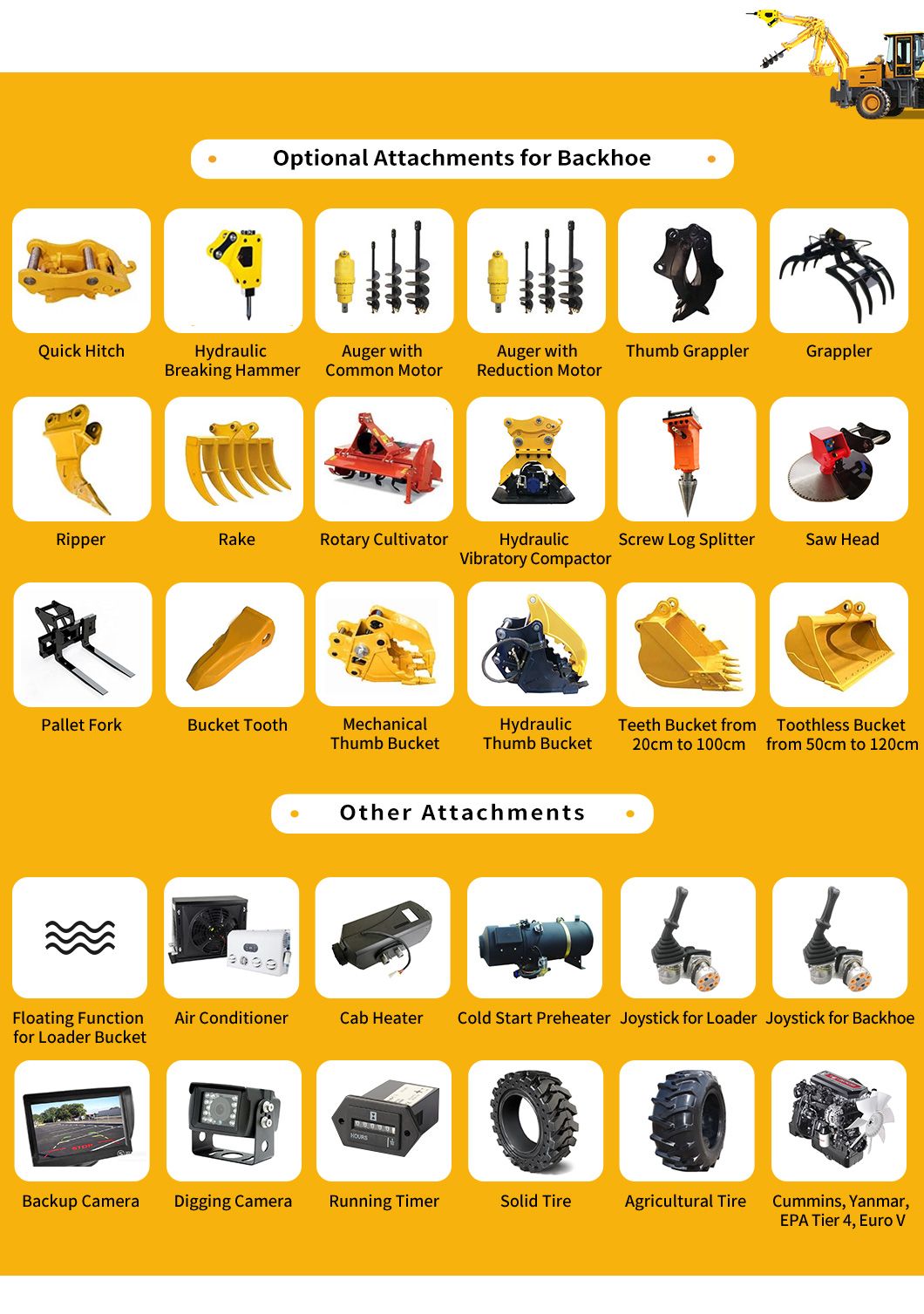 Mini Wheel Loader Mini Cheapers Backhoe Loader
