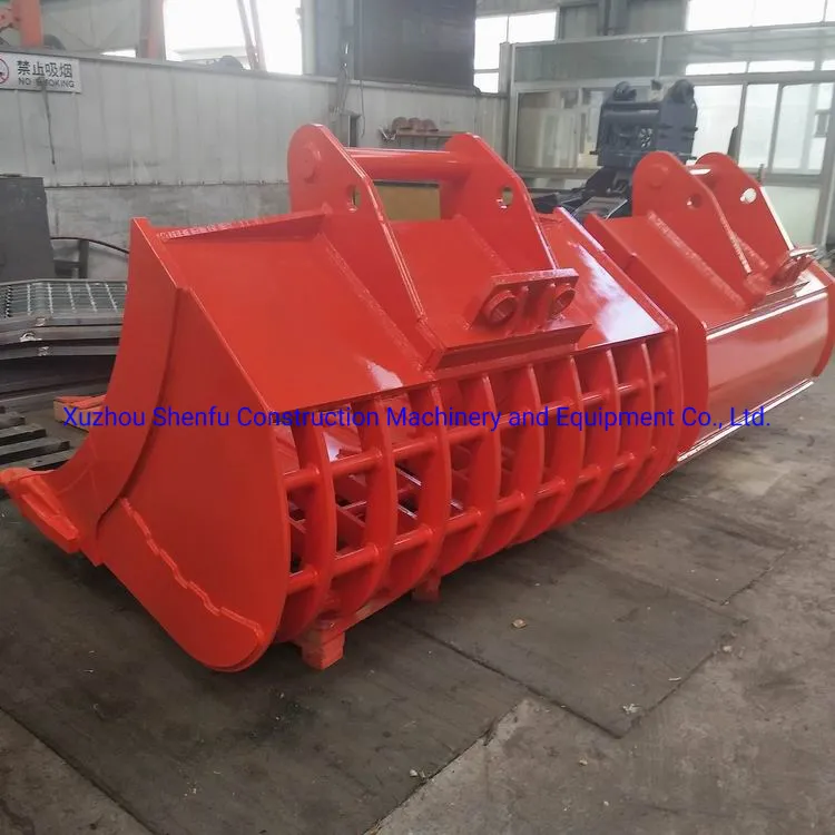 New Condition Excavator Riddle Bucket for 25tons Digger Parts