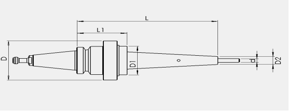 New Technology Ultrasonic Tool Holder High-Speed Carwing and Milling Machine Stainless Steel Material Bt30-Teth Shrink-Fit