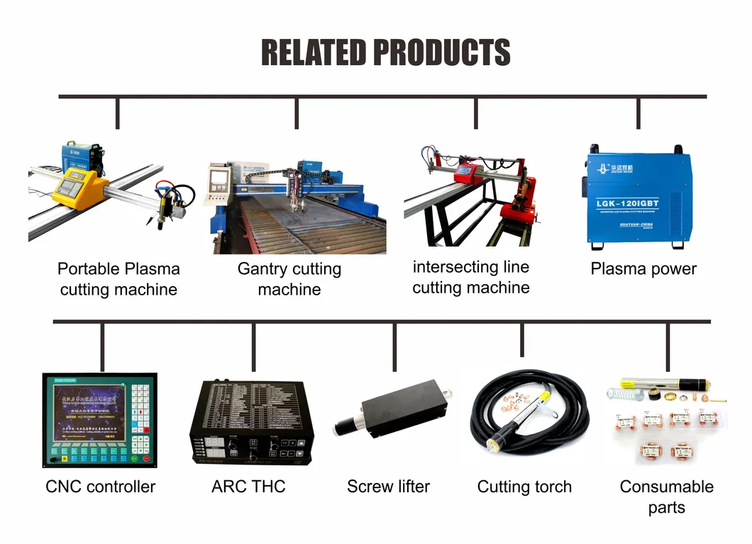 OEM Customized Huayuan Hypertherm Starfire Portable Aircnc Plasma Flame Cutting Machine