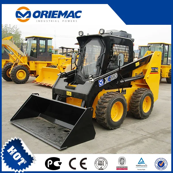 Oriemac Mini Front End Tractor Skid Steer Loader Xt750 with Optional Attachments for Sale