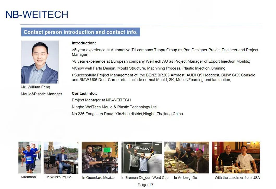 PA6 PA46 Automotive Parts Plastic Injection Molding Einspritzteil