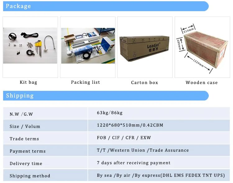 Paper Logo Date Marking From Low Price 30W C02 Laser Marking Machine
