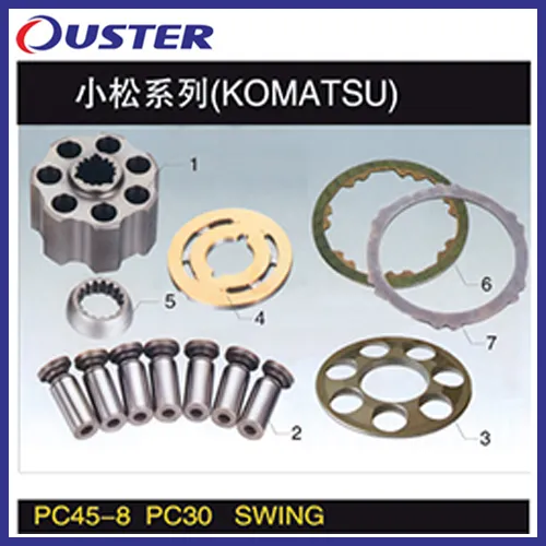 PC45r-8/PC60-6, 7/PC120-6/PC200-6/PC220-7/PC400-7 Swing Pump Hydraulic Pump Parts in Stock with Good Quality and Reasonable Price