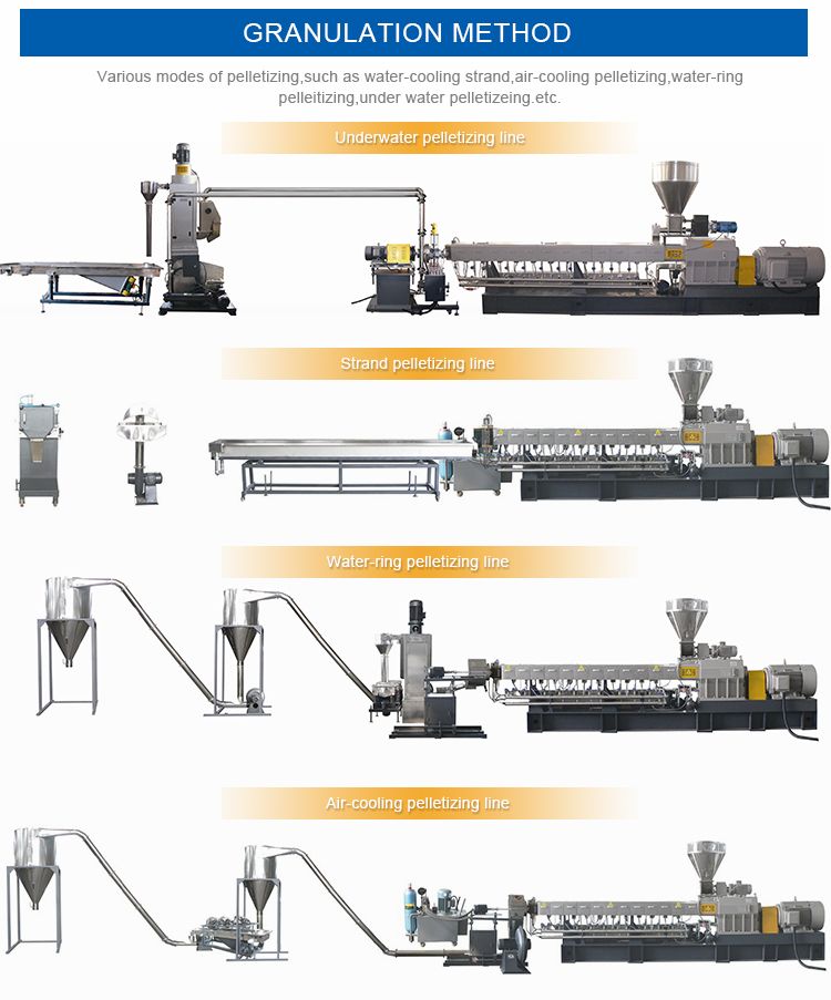 Pet Granulation Production Line Plastic Granule Making Machine