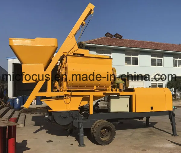 Portable Pumpcrete with Js500 Concrete Mixer