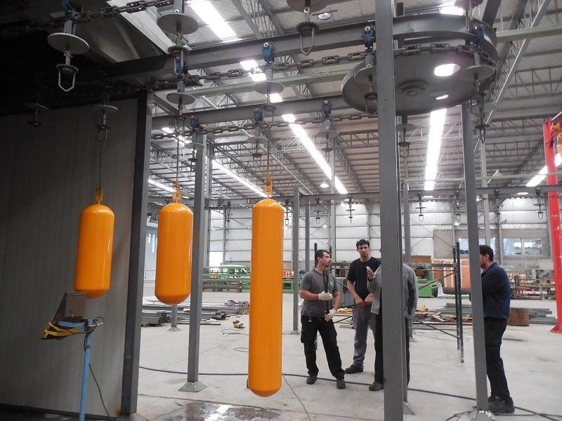 Powder Coating Line for Metal Workpiece with Free Design
