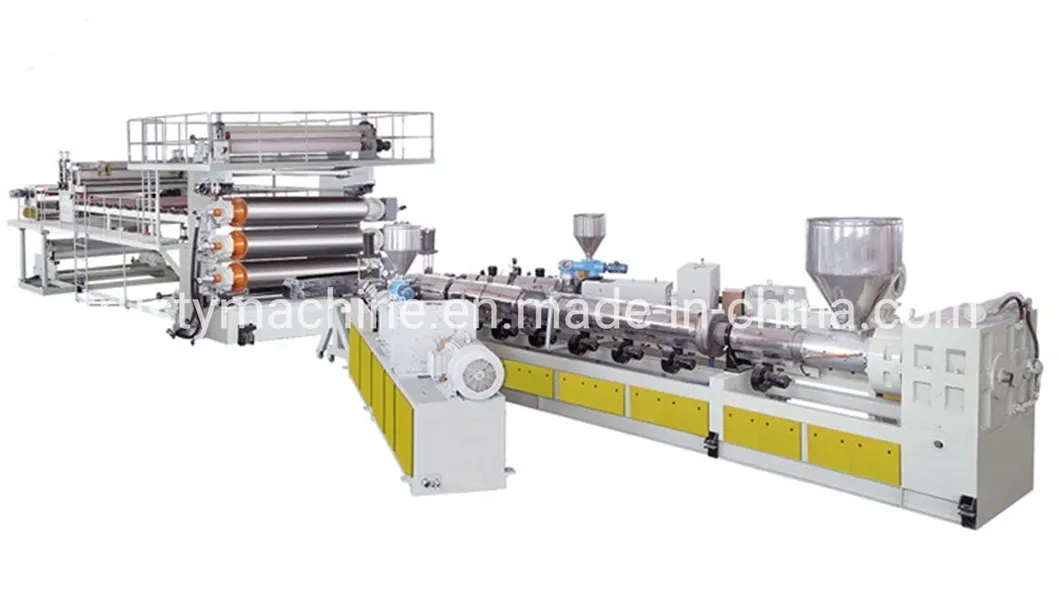 PP PE ABS Sheet Making Machine PE PP ABS Extruder Production Line