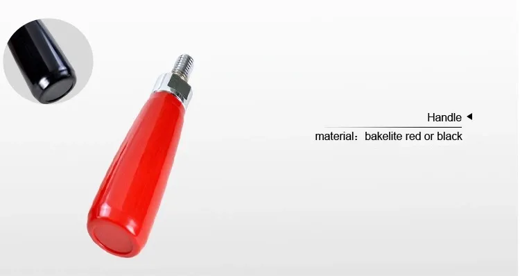 Quality Handle Knob Red Black Revoling Handle