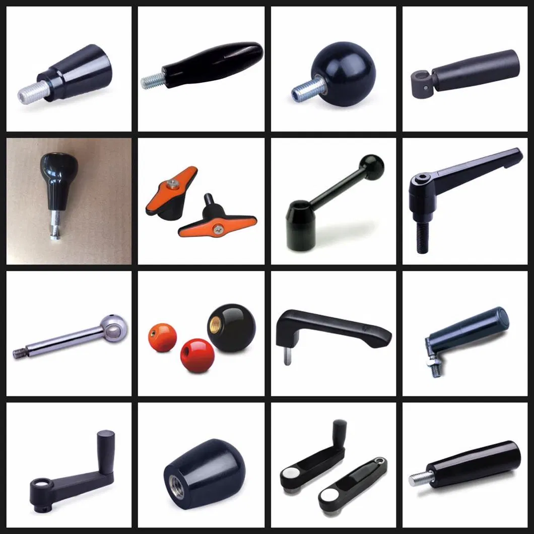 Quality Handle Knob Red Black Revoling Handle