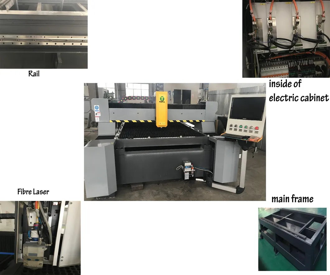 Reasonable Price and Practical CNC Fiber Laser Metal Cutting Machine for Steel Plate