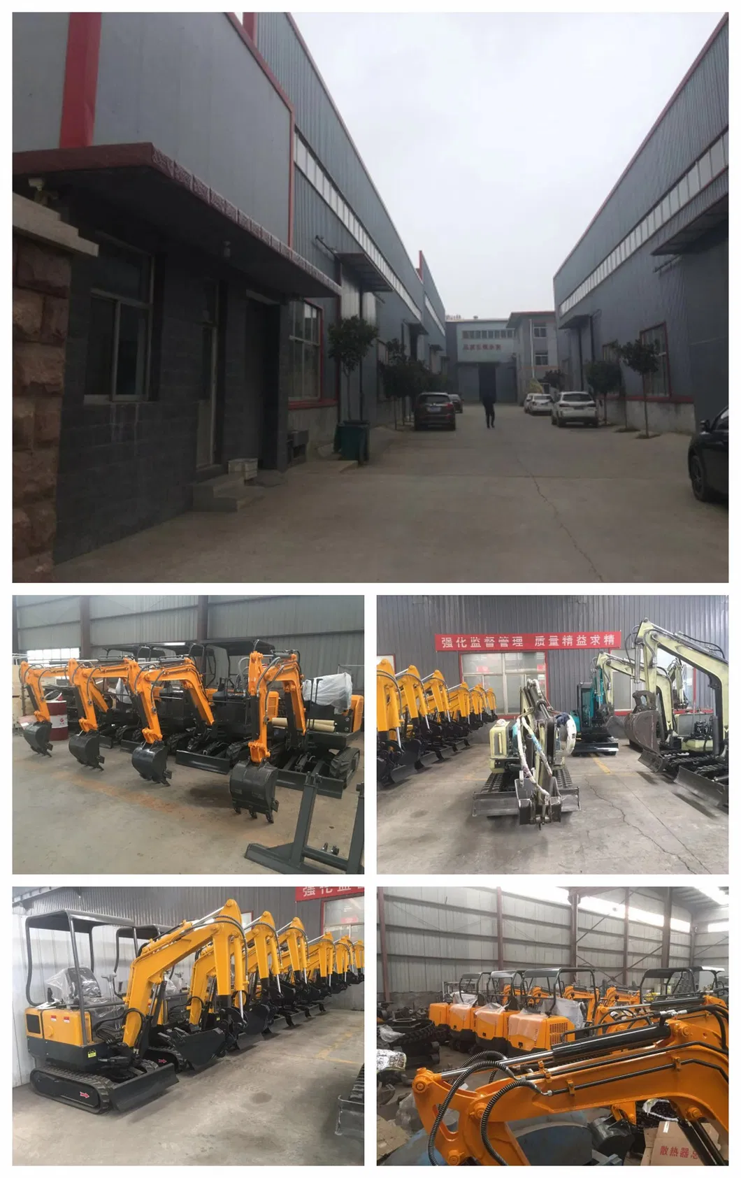 Replaceable Accessories 2ton Rubber Track Small Digger Mini Excavator From Factory