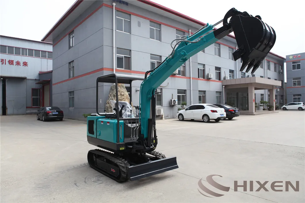 Replaceable Accessories 2ton Rubber Track Small Digger Mini Excavator From Factory