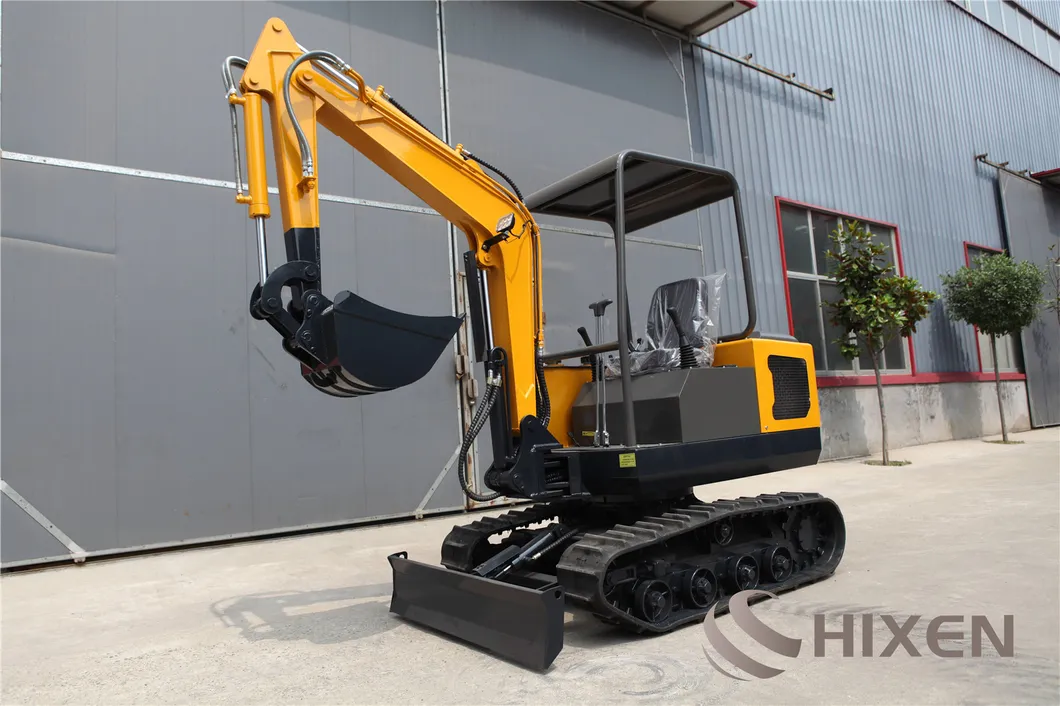Replaceable Accessories 2ton Rubber Track Small Digger Mini Excavator From Factory