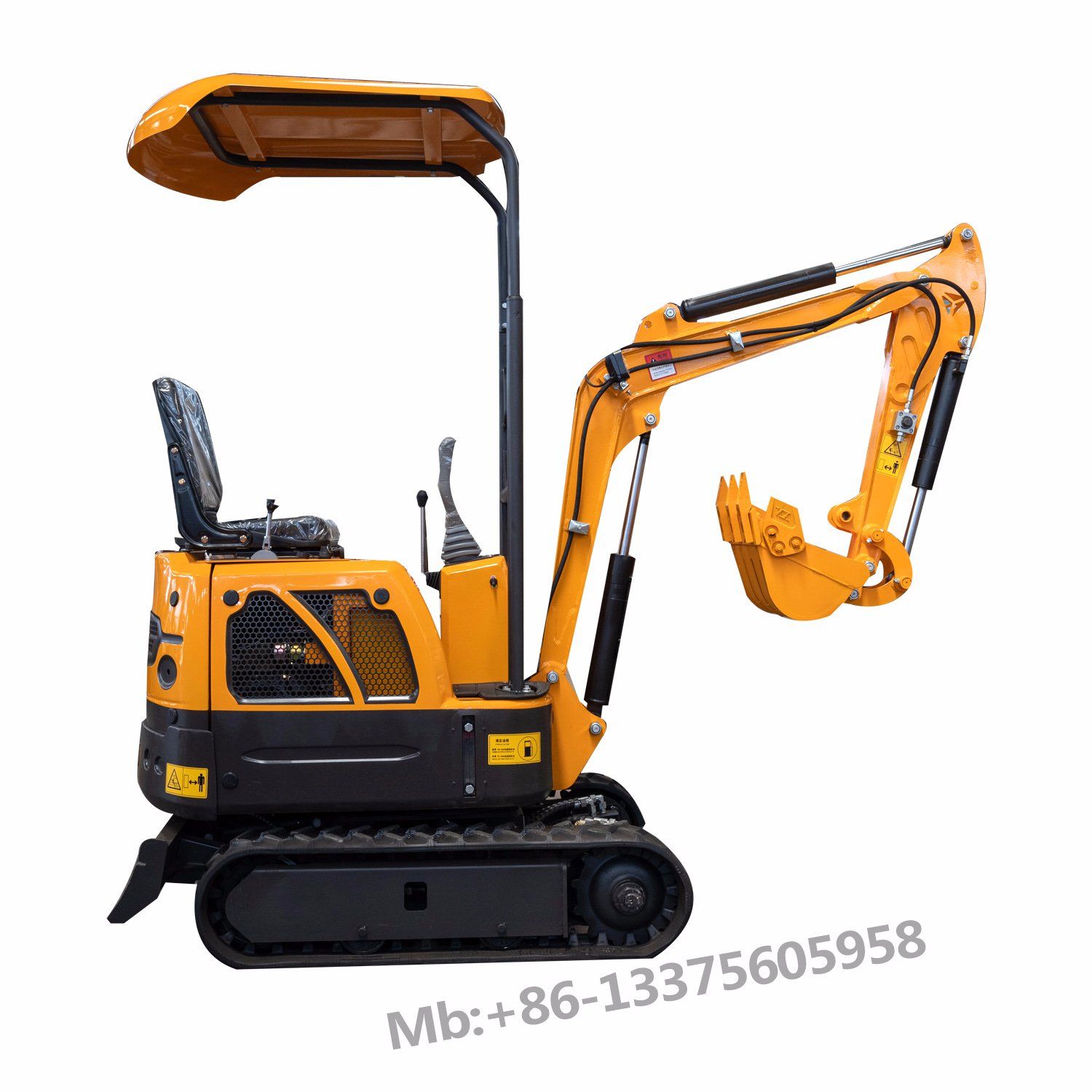 Rhinoceros 1 Ton Mini Excavator Specs 0.025cbm Bucket Small Digger Xn08 Xn10