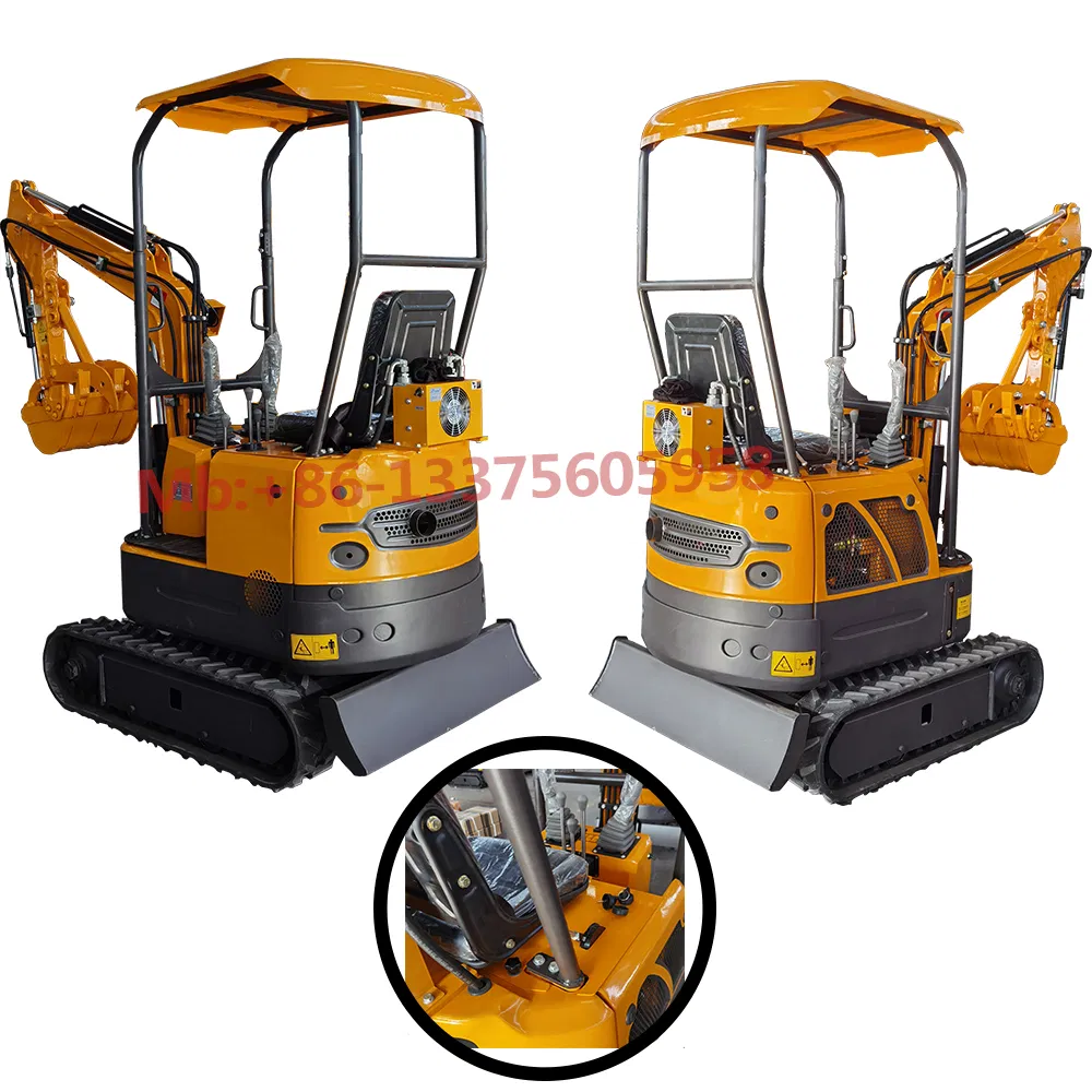 Rhinoceros Mini Excavator 1 Ton Smallest Micro Digger Xn12 with Japanese Engine