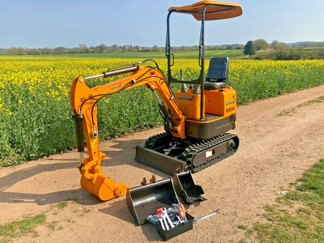 Rhinoceros Xiniu Xn08 0.8 Ton Mini Excavator with Accessory