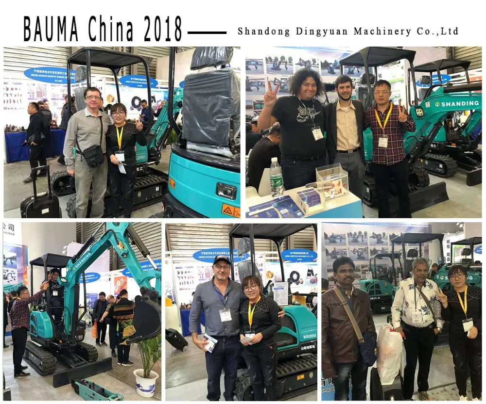 Shanding Mini Excavator SD10 Track Shoe Length 1100mm