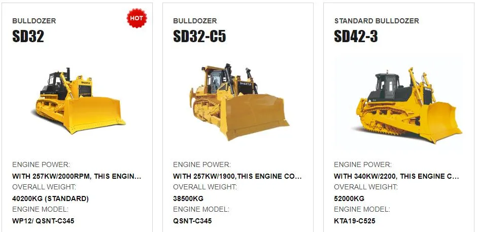 Shantui 230HP Mini Bulldozer for Sale SD23