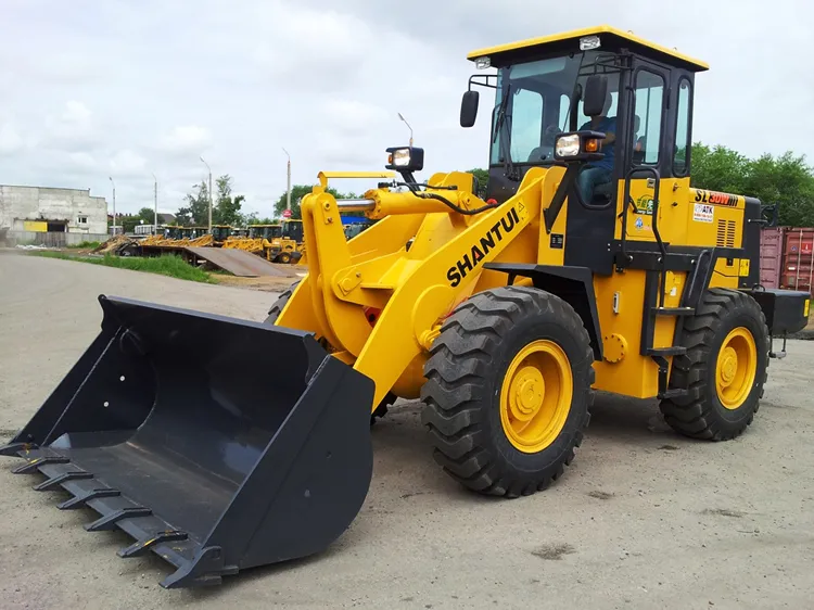 Shantui China 6ton Hydrostatic Transmission Wheel Loader