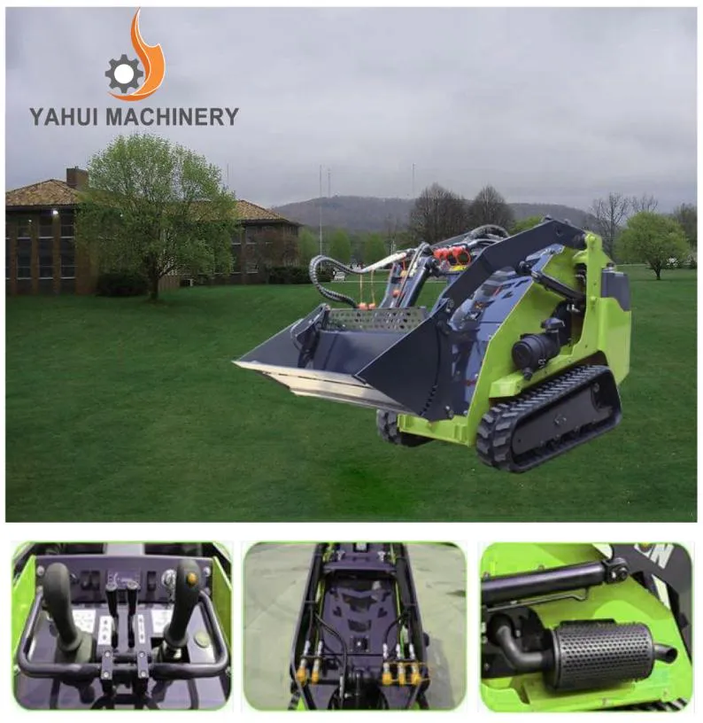 Skid Steer Loader with Backhoe Loader Wheel Loader