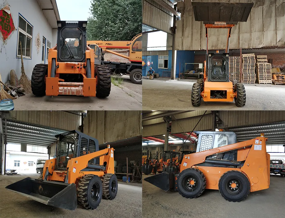 Skid Steer Loader with Backhoe Loader Wheel Loader