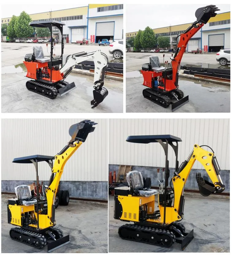 Small 800kg/0.8ton Micro Digger Bagger Crawler Mini Excavator Machine Popular in France /Germany/New Zealand/Australia