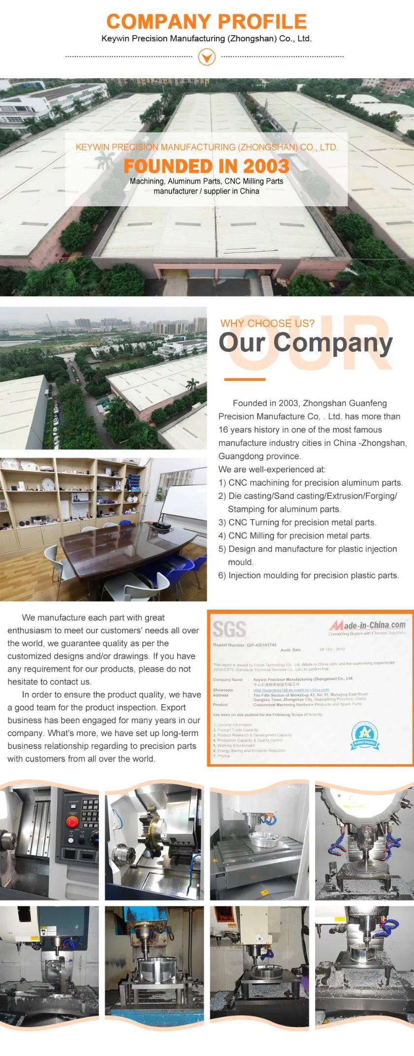 Small Lathe Aluminum Metal CNC Sewing Plasma Cutting Machine Parts