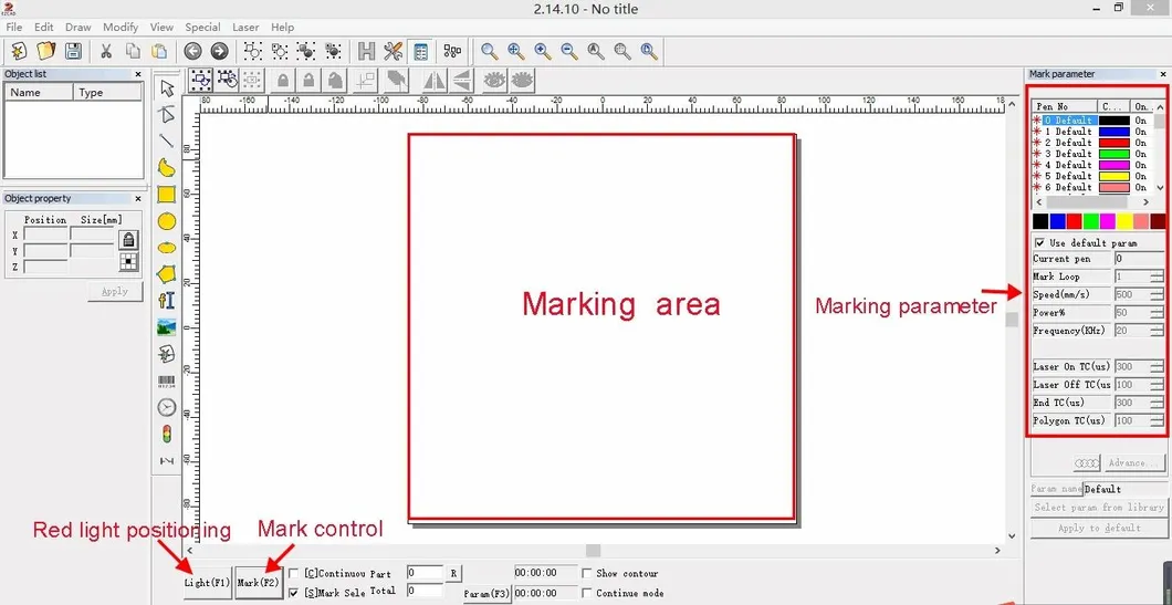 Split Portable Type 20W 30W 50W Mini Fiber CO2 Laser Marking Machine