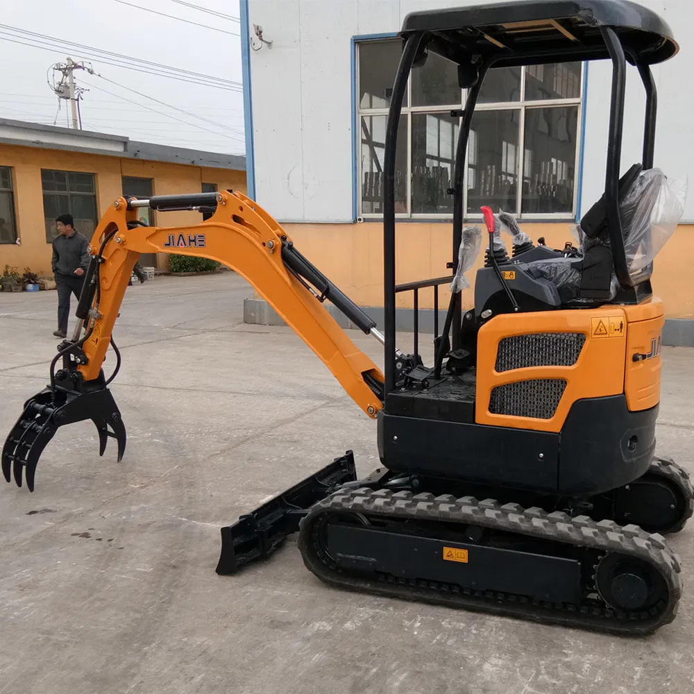 Stable Perfanmence Rotary Hydraulic Crawler Micro Digger with Rubber Track