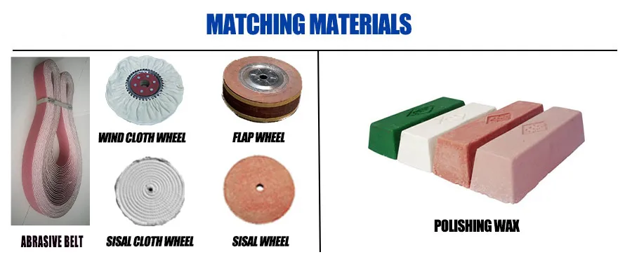 Stainless Steel and Aluminum Polishing and Buffing Machine for Round Pipe