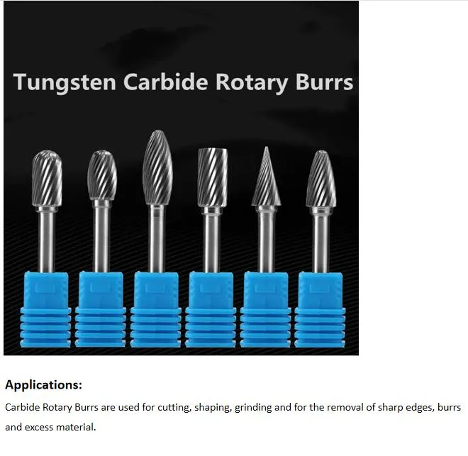 Sunsoul 4.5mm Cutter Rotary Carbon Steel Tire Repair Saw Hot Selling Burrs Tungsten Carbide Burr