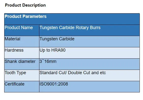 Sunsoul 4.5mm Cutter Rotary Carbon Steel Tire Repair Saw Hot Selling Burrs Tungsten Carbide Burr
