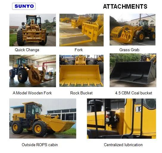 Sunyo Brand Sy916 Mini Loader Similar as Mini Excavators, Skid Steer Loader, Backhoe Loader