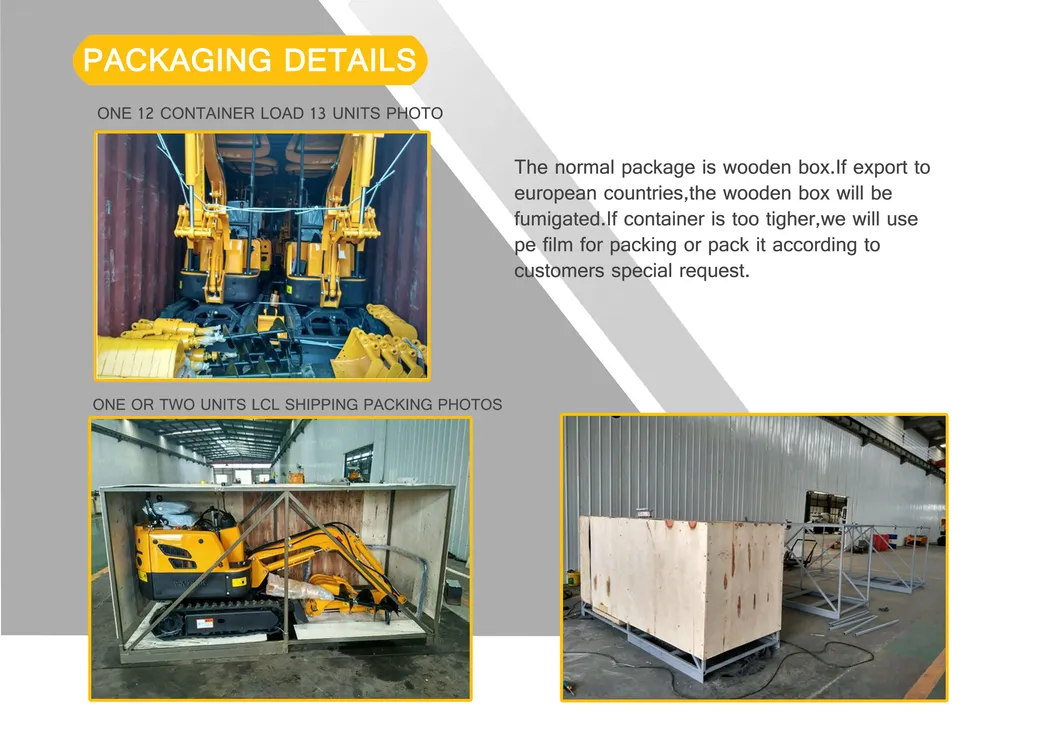 Titan Brand 1.6ton Tl16 Mini Excavator with Small Bucket