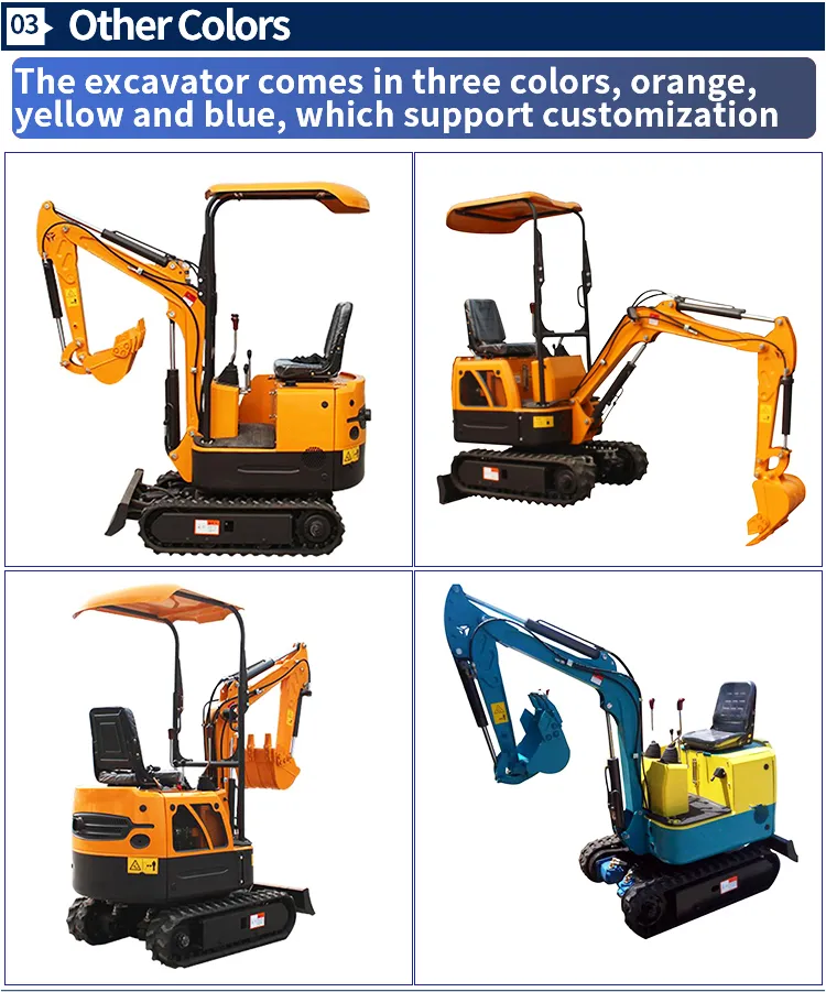 Titan Mining Crawler Tractor Post Hole Digger Machine Compact Mini Small Mirco Excavator Exc with Auger in Small Garden