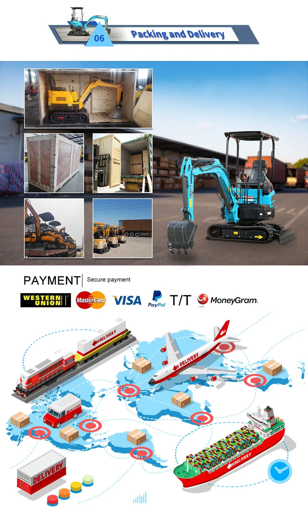 Toros Te18s Mini Excavator for Farm