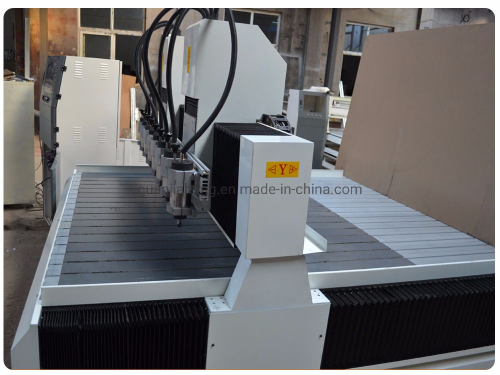 Two Head, 8 Spindles CNC Router CNC Engraving Machine for Wood