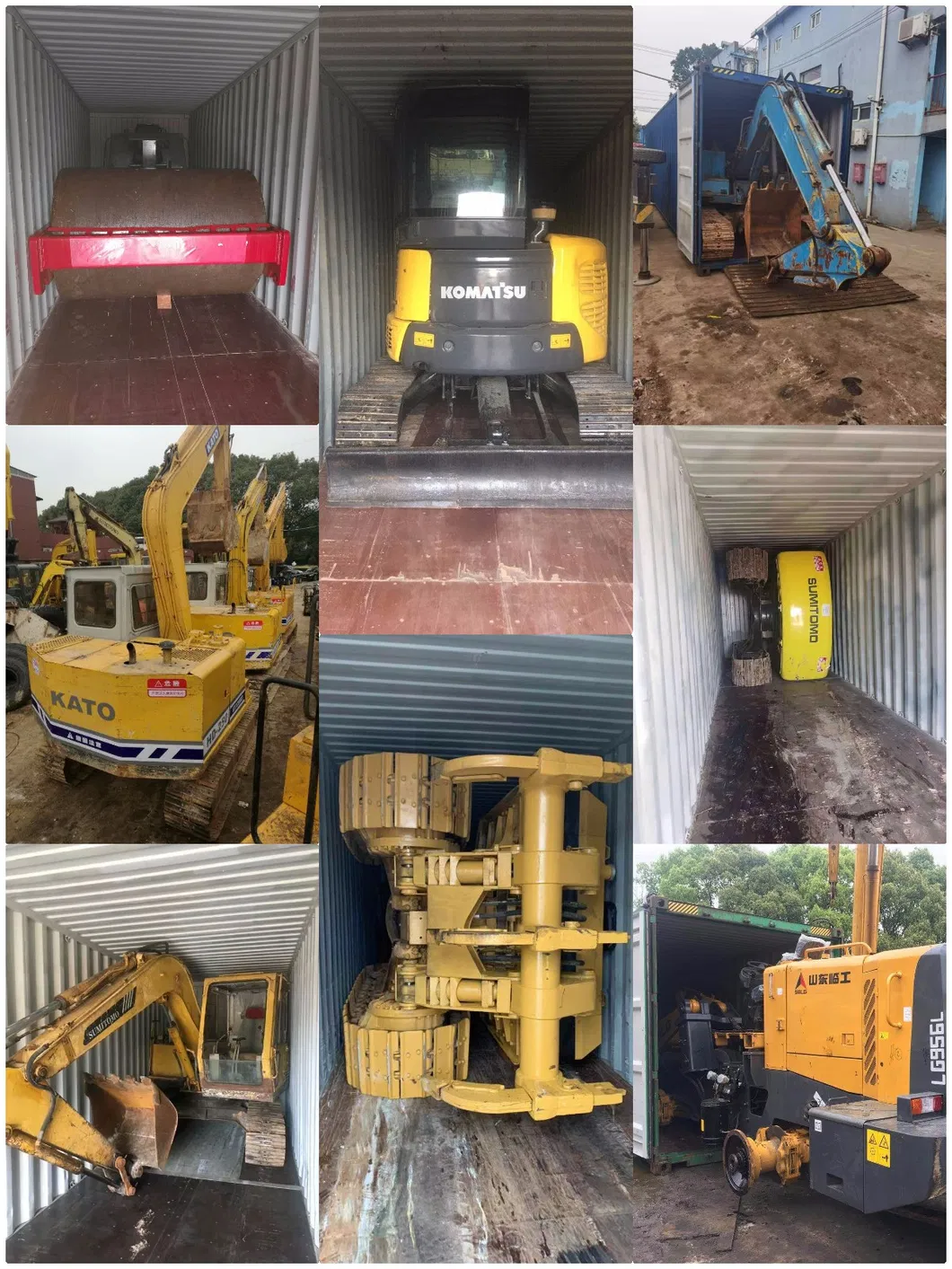 Used 20 Ton Caterpillar Road Roller Cat CS683, CS583 Vibrating Roller for Sale