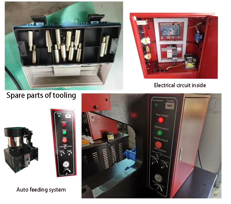 Usun Model: Ulyp-518 Deep Throat Self Clinching Nuts or Studs Insertion Press Machine with Auto Feeder From M3 to M8 Size