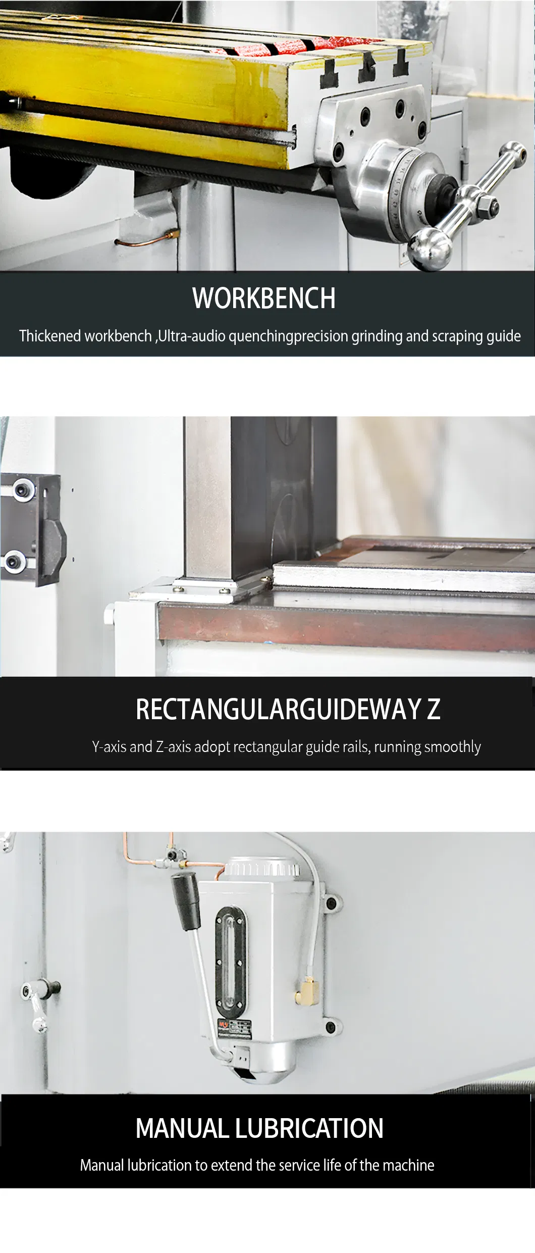 X6325 Fresadora Widely Used Universal Vertical Turret Metal Milling Machine Manual Dro Milling Machine