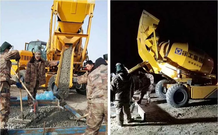 XCMG Official 4cbm/4m3 Mini Self Loading Mobile Concrete Mixer Truck Slm4 for Sale