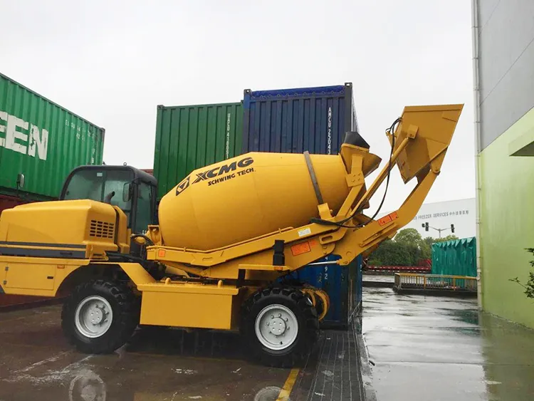 XCMG Official 4cbm/4m3 Mini Self Loading Mobile Concrete Mixer Truck Slm4 for Sale