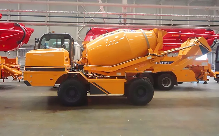 XCMG Official 4cbm/4m3 Mini Self Loading Mobile Concrete Mixer Truck Slm4 for Sale