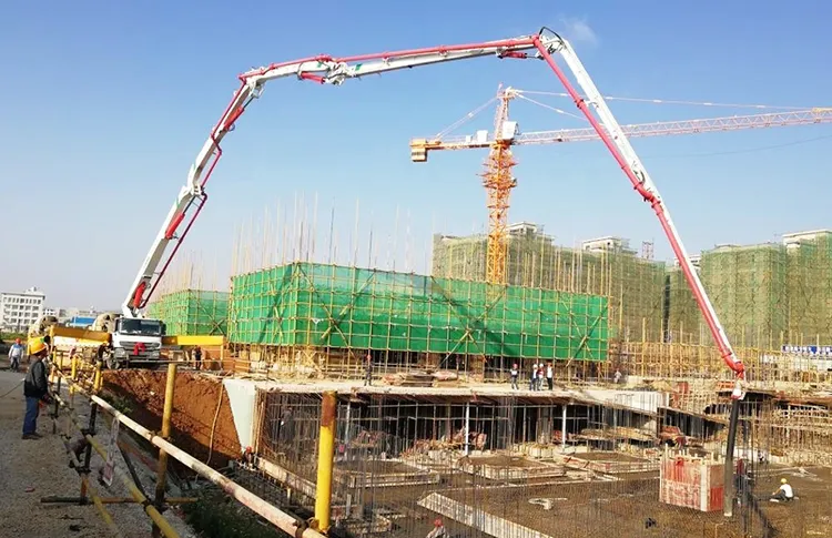 XCMG Official Concrete Truck Hb37K Schwing 37m Small Hydraulic Concrete Pump Truck Price